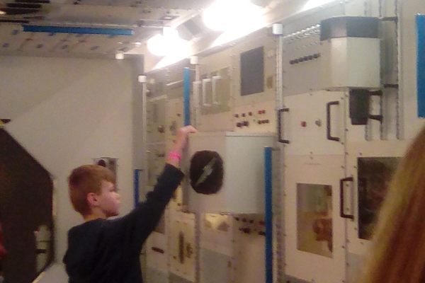 Mock up of part of the international space station