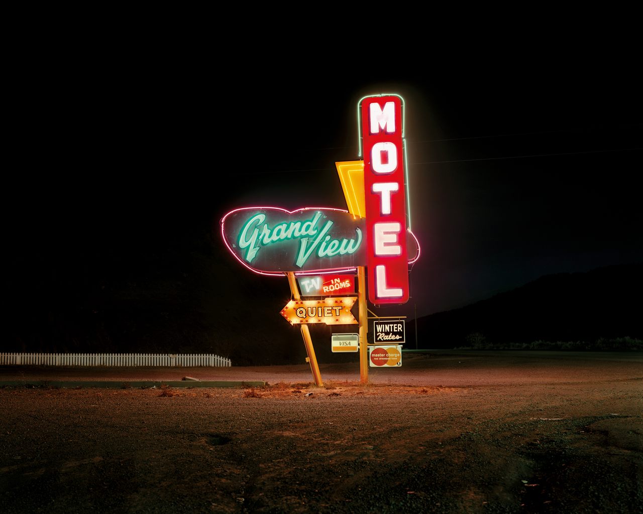 <em>Grand View Motel, Raton, New Mexico; December 18, 1980.</em>