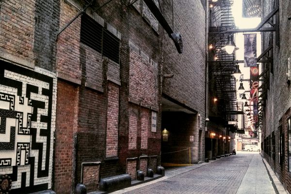 The entrance to Couch Place today.