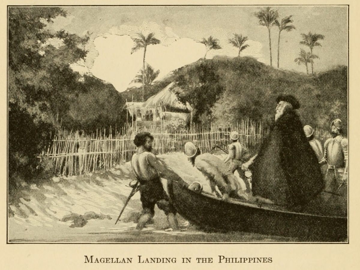Magellan died from a poison arrow in the Philippines.