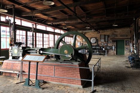 Steam engines.