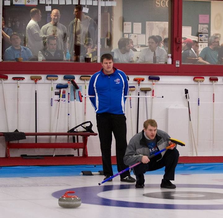 A typical day with the Curling Club of Virginia.