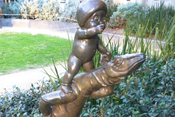 Mr. Lizard and the Gumnut Baby.