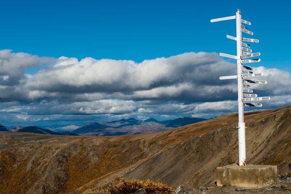 Keno Hill Signpost