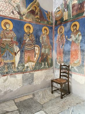 Frescos in the Church of St. Panteleimon