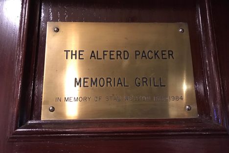 Alferd Packer Cannibal Plaque