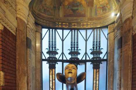 Palazzo Berri-Meregalli's ornate interior.