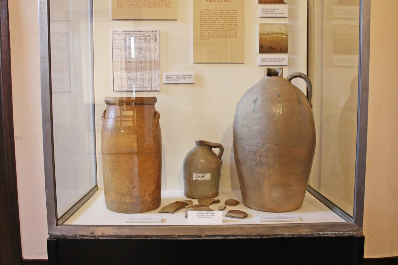 The Sebastopol House Historic Site has a number of historic pieces from Wilson Potteries on display. 
