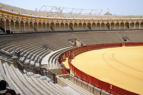 The stadium of Plaza de Toros.