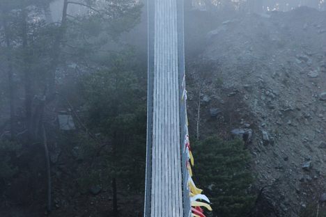 Bhutanese Bridge over the Illgraben