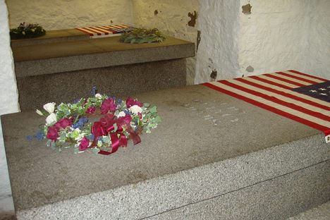 Adams family crypt beneath the United First Parish Church.