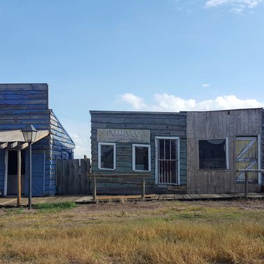View of the ghost town