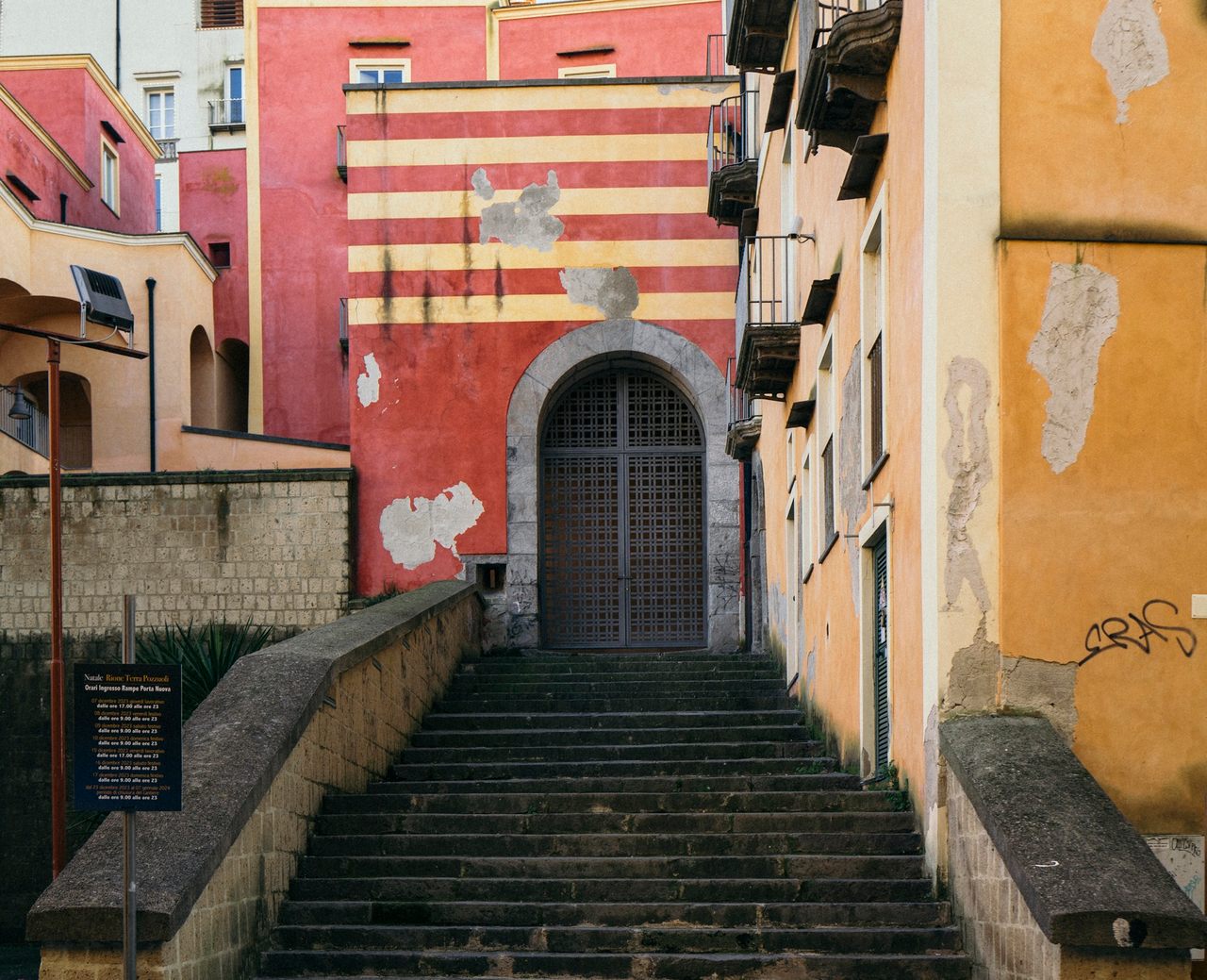 The beautiful Italian town has been left deserted since the '70s due to an aborted eruption.