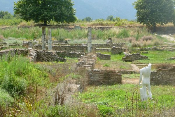View of site with Mt. Olympus.