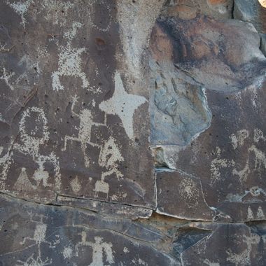 Collection of rock art at La Cieneguilla