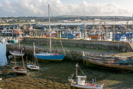 The Old Quay at Newlyn Harbor.