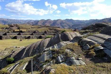 Similar rock formations cover other parts of the hill
