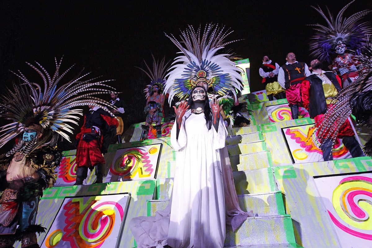 Actors in Xochimilco perform the <em>La Llorona</em>, an annual theatrical performance based on one of the most deeply rooted legends of pre-Hispanic Mexico.