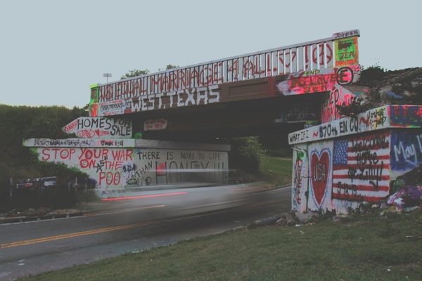 The Graffiti Bridge in 2012.