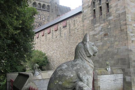 Animal Wall at Cardiff Castle