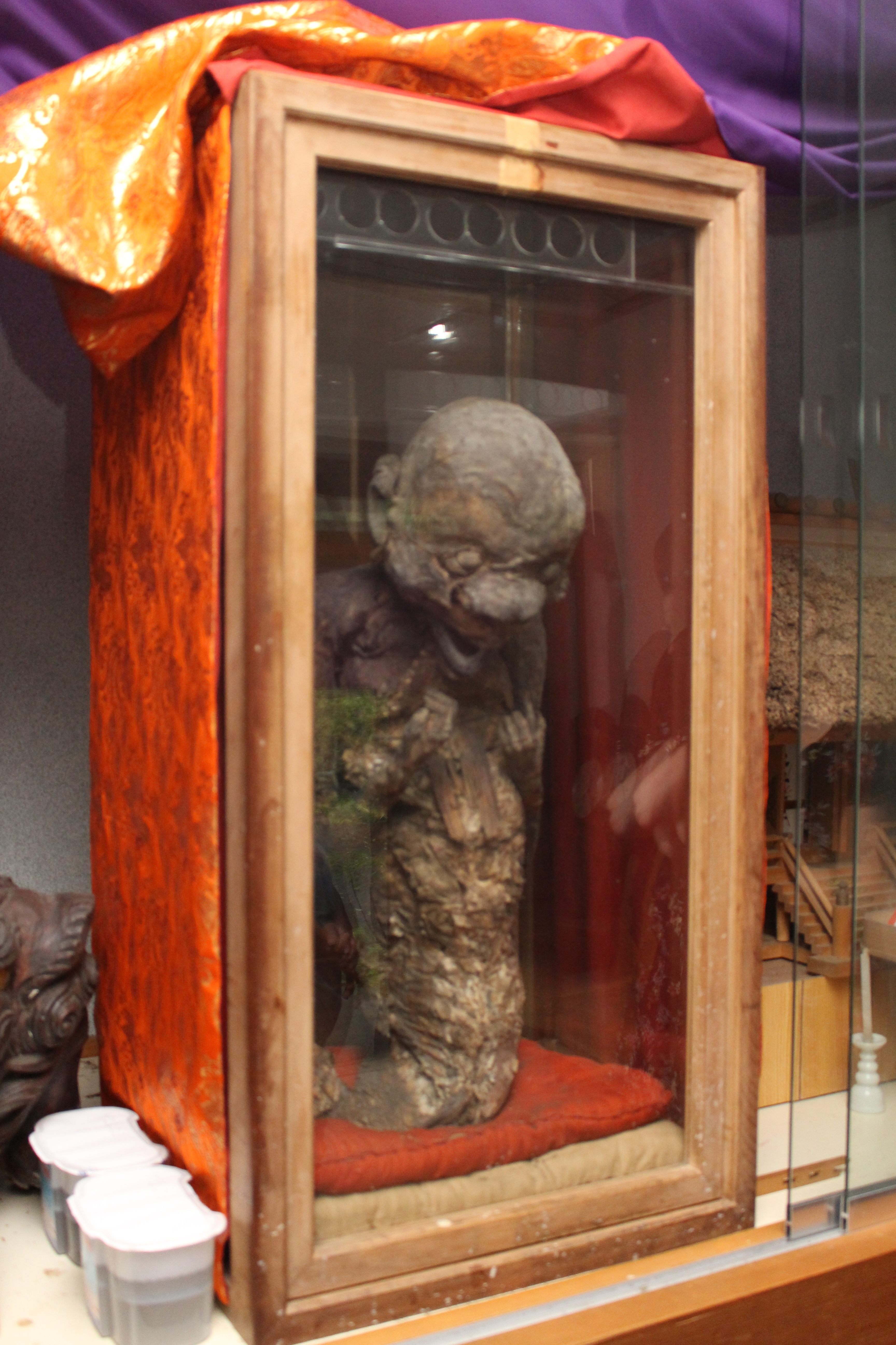 The ancient mermaid mummy.