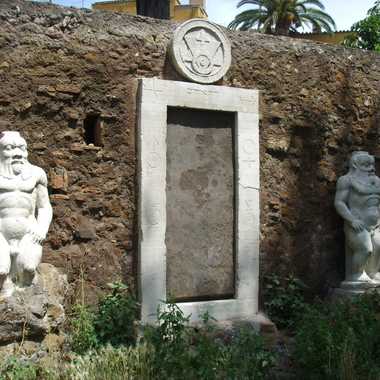 View of the Magic Door in Piazza Vittorio