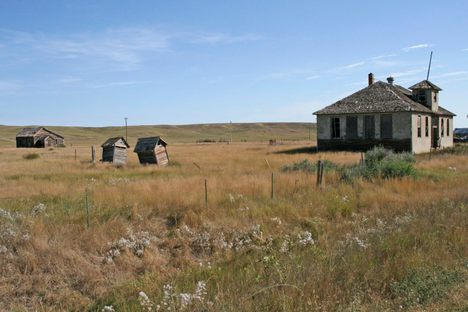 Train Station with outhouses