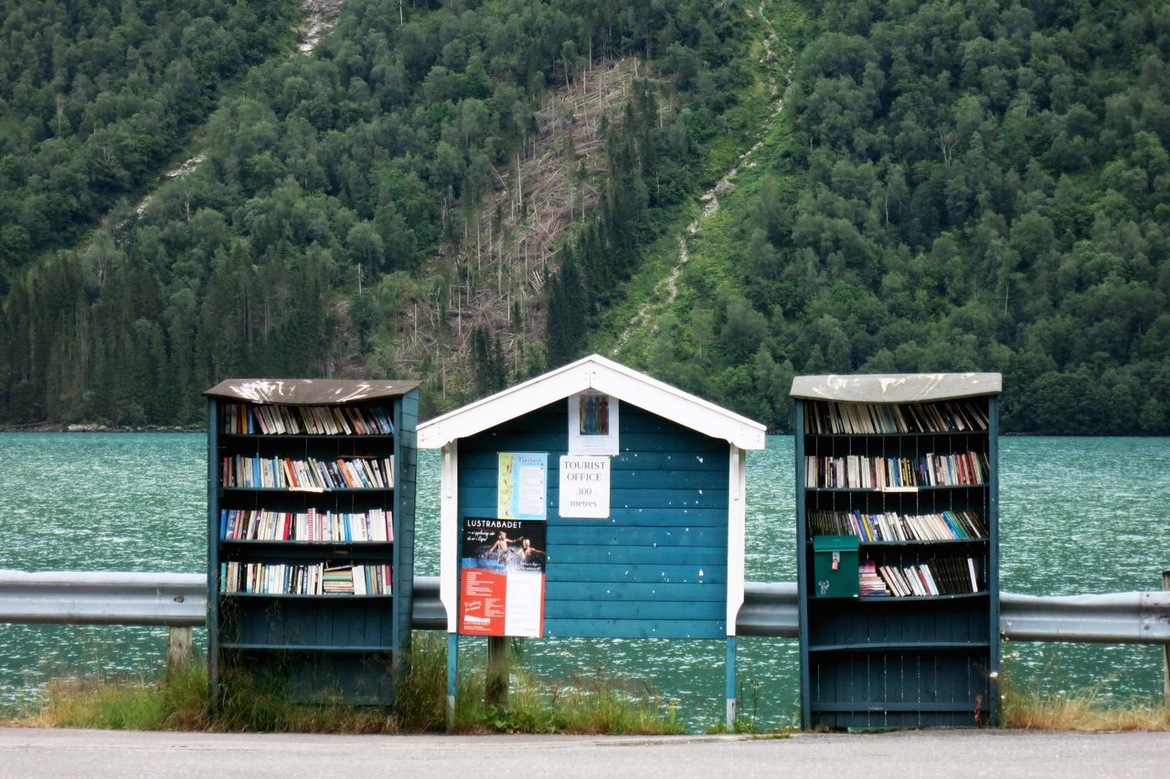 The book town of Fjærland, Norway.