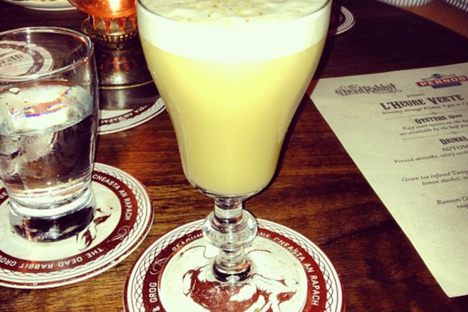 A hot ale flip in New York City.