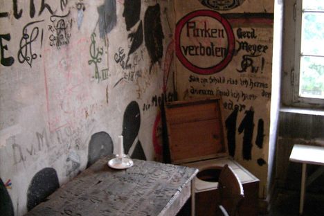 A cell of the Göttingen studentenkarzer.