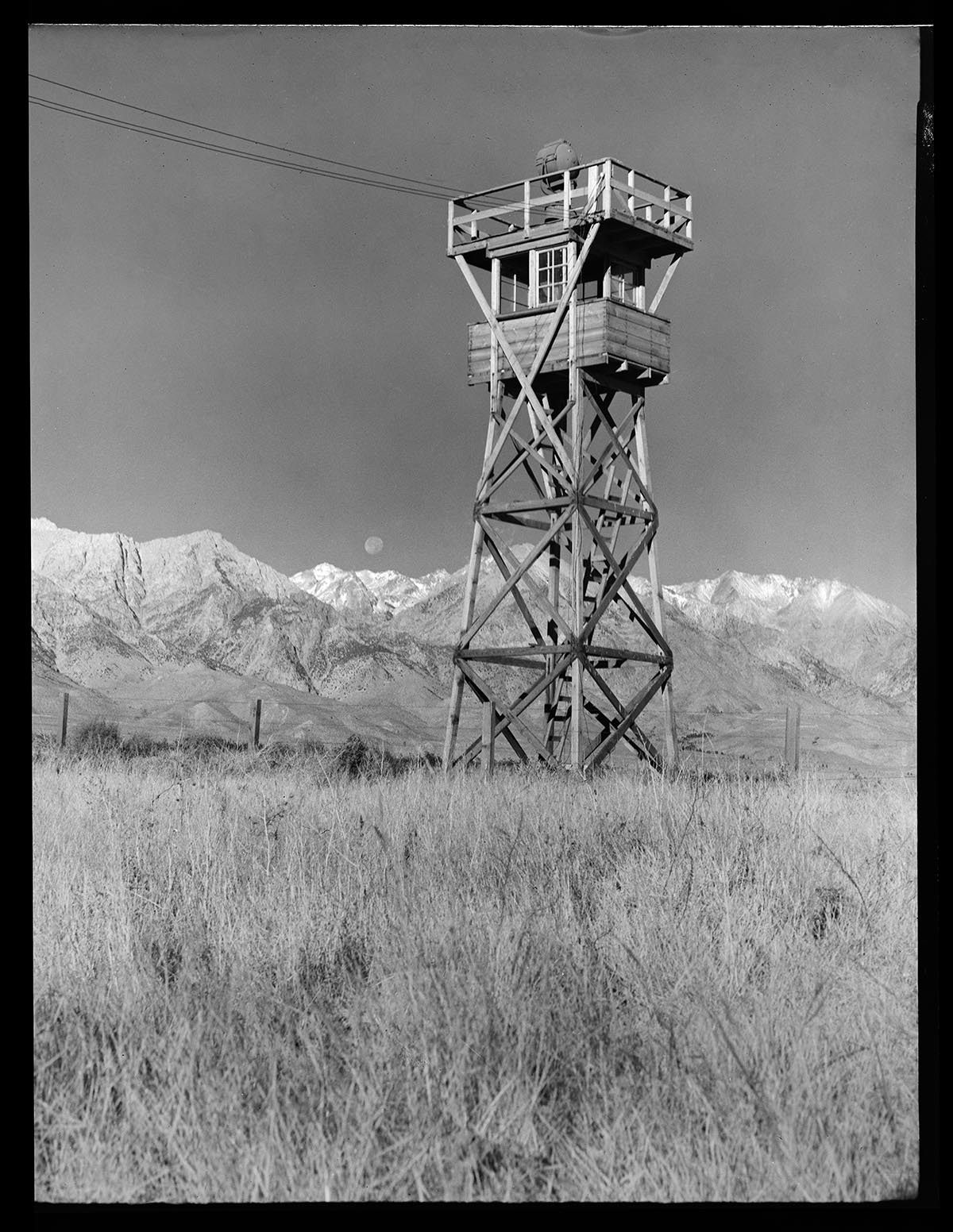 <em>Manzanar Watch Tower</em>, 1944.