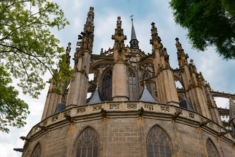 Flying Buttresses at Saint Barbara's Church