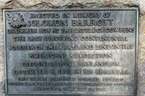 Tombstone of Solomon Barrott