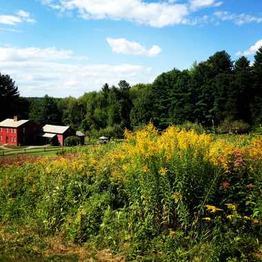 The Fruitlands Farmhouse.