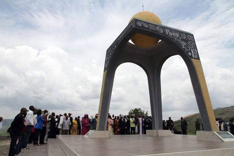 The Biharwe eclipse monument honors a celestial event from the year 1520.