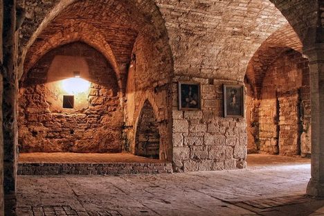 The amazingly well-preserved undercroft.