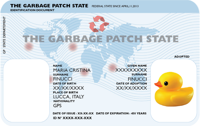 Passport of the Garbage Patch State.