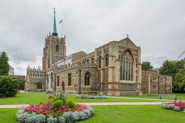 At Chelmsford Cathedral, the modern St Peter is visible in the center.