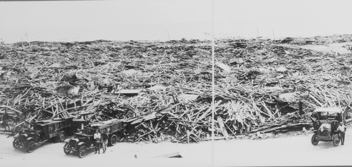 Corpus Christi after the 1919 storm.