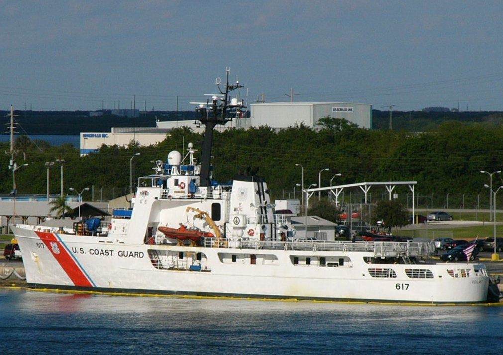 The <em>Vigilant,</em> at rest.
