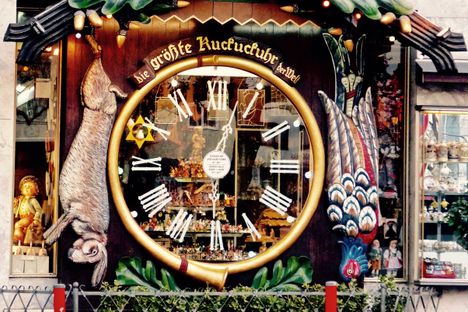 Giant cuckoo clock.