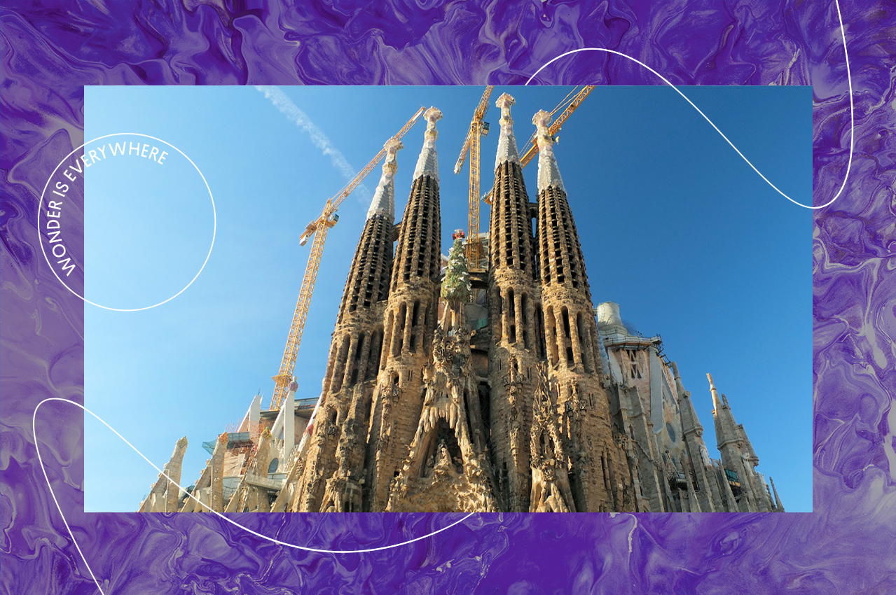 Designed by Antoni Gaudí, the Sagrada Familia is one of Barcelona's most well-known buildings.