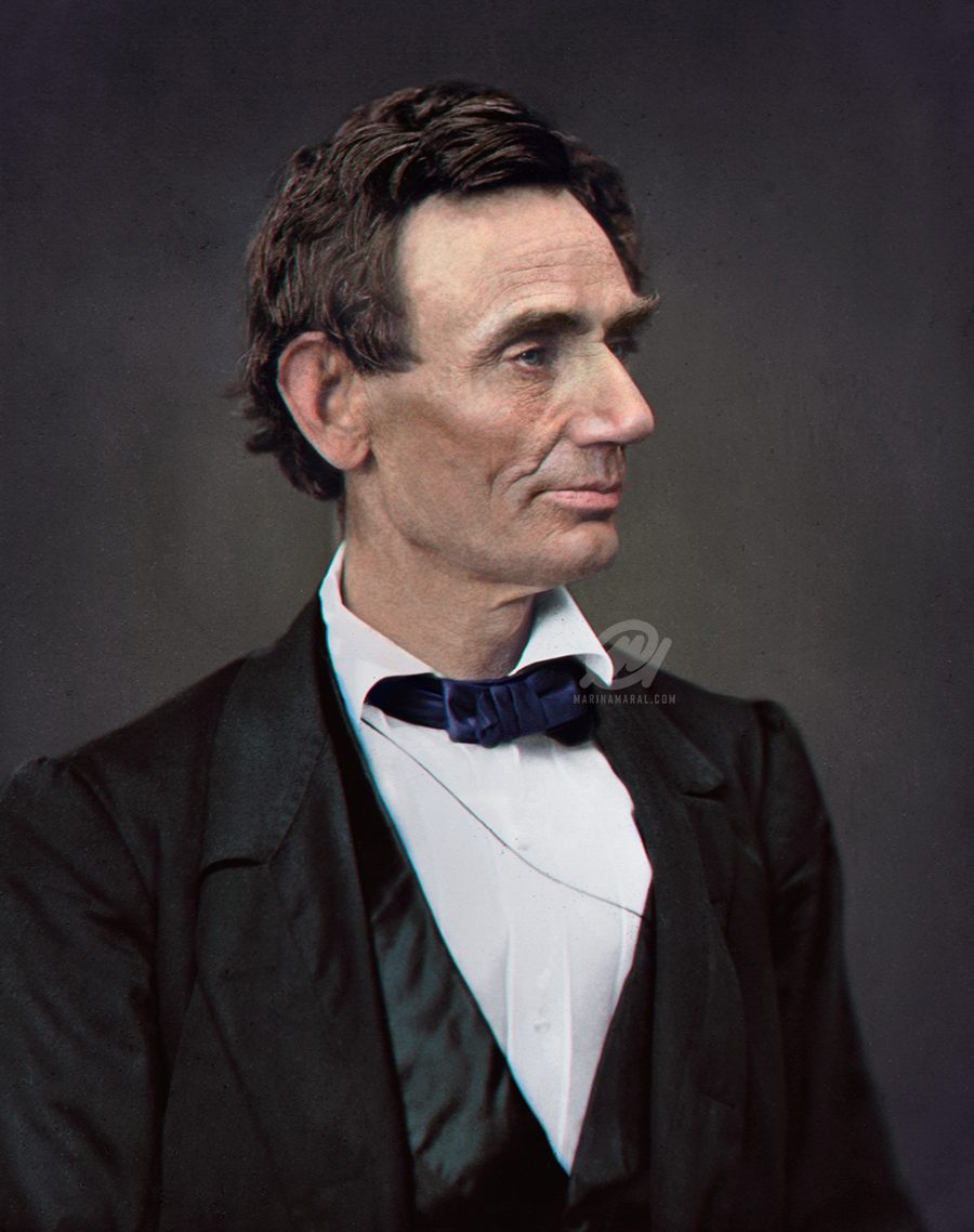 President Abraham Lincoln, 1860.