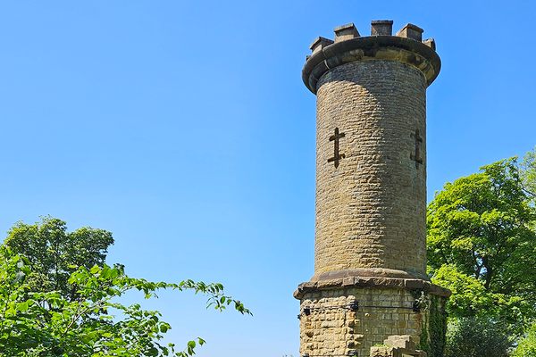Clayton’s Tower as seen from Windmill Road.