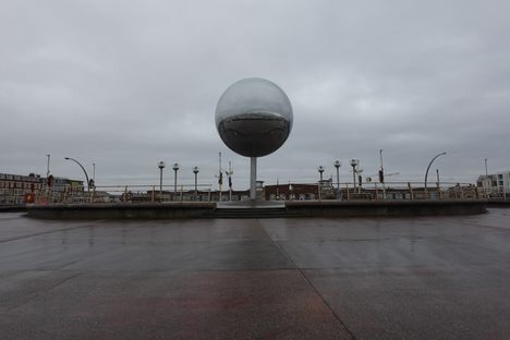 Gray day in Blackpool