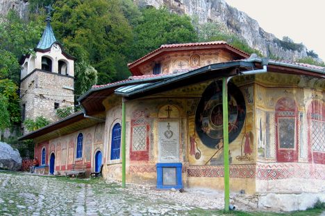 The monastery.