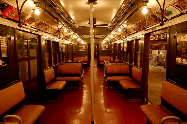 1920s Subway Car complete with ceiling fansPhoto by Curious Expeditions