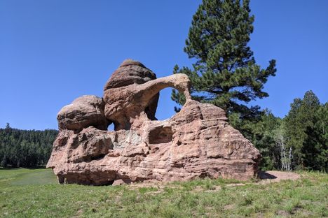 The whole of Teakettle Rock