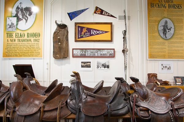 After his gemstone-studded saddle won a prize in the 1904 World’s Fair, G.S. Garcia became a sought-after name in riding gear. 