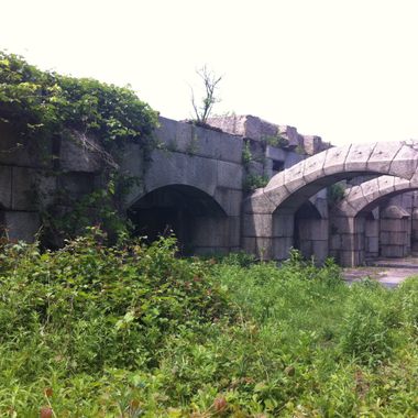 Abandoned fort ruins